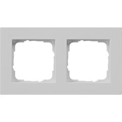 Gira Abdeckrahmen 0212375 2f flach E2 grau