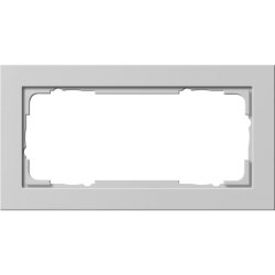 Gira Abdeckrahmen 100237 2f o.M. E2 grau