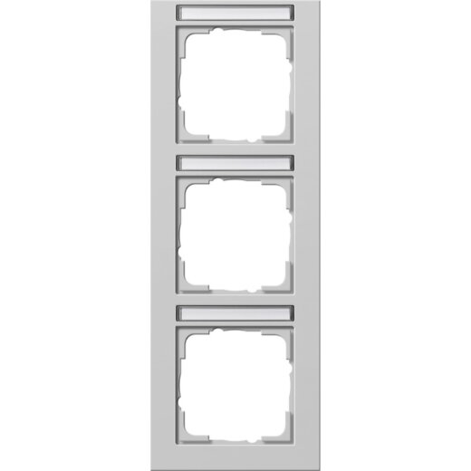 Gira Abdeckrahmen 110337 3f senkr. BSF E2 grau