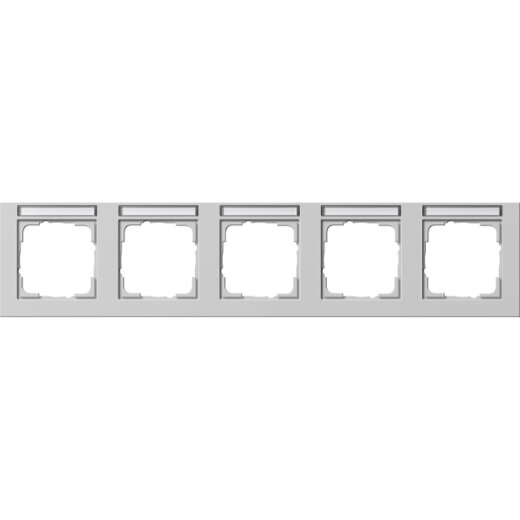 Gira Abdeckrahmen 109537 5f waager. BSF E2 grau