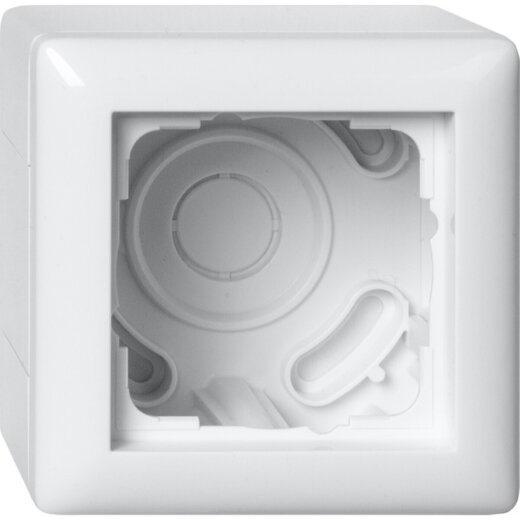 Gira AP-Gehäuse 106103 1f.+Rahmen Standard 55 reinweiß