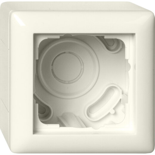 Gira AP-Gehäuse 106101 1f.+Rahmen Standard 55 cremeweiß