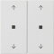 Gira Wippe 2f Pfeile Kontrollf. Sys 55 rw m