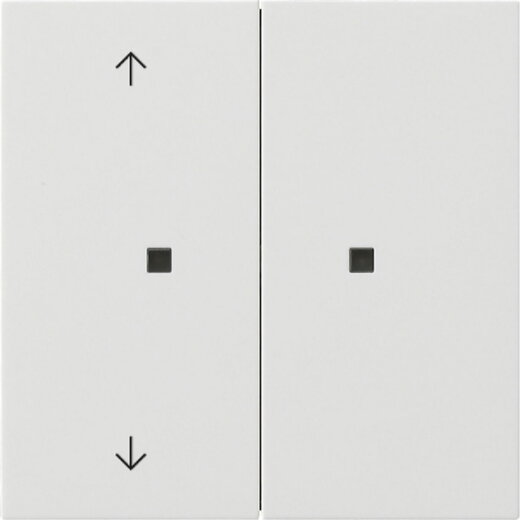 Gira Wippe 5175112 KNX Taster 2f unbedruckt / Pfeilsymbole FS rw