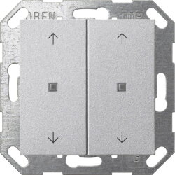 Gira Wippe 517426 KNX Taster 2f Pfeile Sys 55 F alu