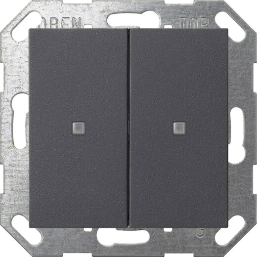 Gira Wippe 517328 KNX Taster 2f System 55 anthrazit