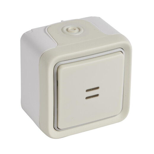 Legrand Wippschalter bel. Feuchtr. AP Plexo IP55 weiss