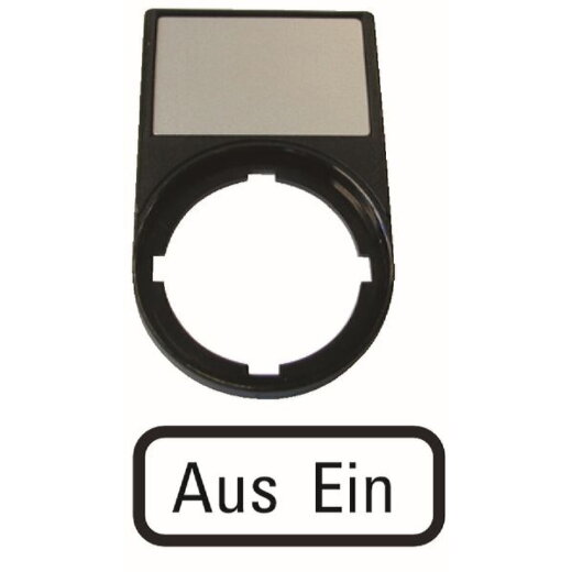 EATON Electric Tastenzusatz-Schildträger M22S-ST-D10 Aus Ein