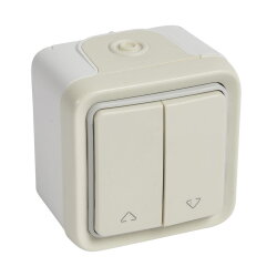 Legrand Wippschalter 69758 Jalousie FR AP weiss