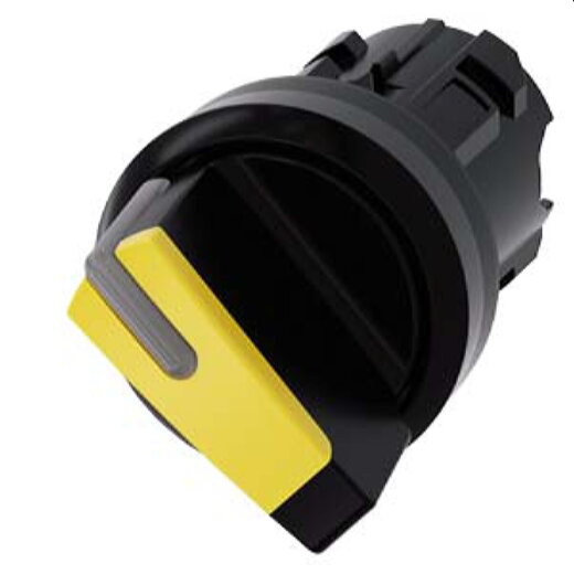 Siemens Knebelschalter beleuchtbar 22mm rund gelb 3SU1002-2BF30-0AA0