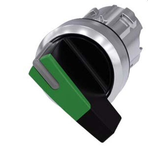 Siemens Knebelschalter beleuchtbar 22mm rund grün 3SU1052-2CC40-0AA0