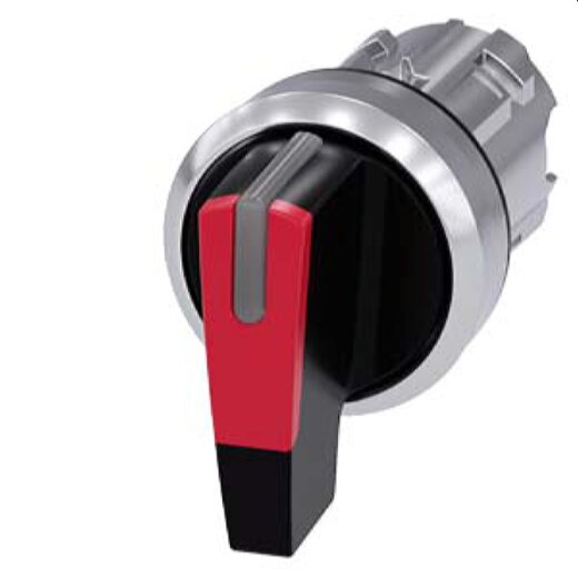 Siemens Knebelschalter beleuchtbar 22mm rund rot 3SU1052-2CL20-0AA0