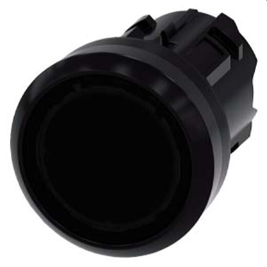 Siemens Drucktaster 22mm rund schwarz 3SU1001-0AB10-0AA0