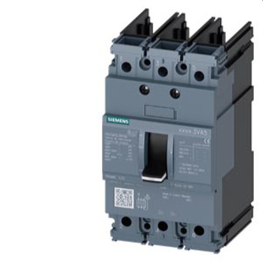 Siemens Leistungsschalter MCCB UL BG125 15A 3P 25KA TM FTFM 3VA5195-4ED31-0AA0