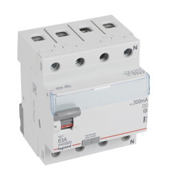 Legrand FI-Schutzschalter, FI TX3 63/0,3A 4polig