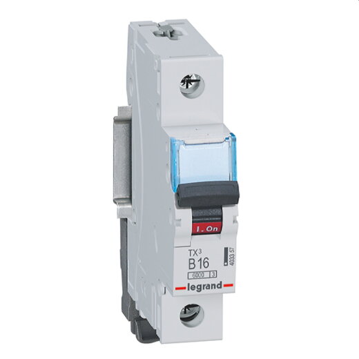 Legrand Leitungsschutzschalter, Automat TX3 B16A 1polig 6kA 1M
