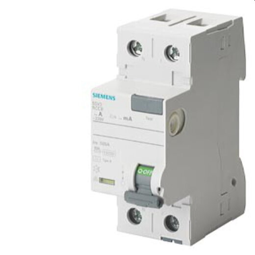 Siemens FI-Schutzschalter 80/0,1A 1polig+N 5SV3417-6KL