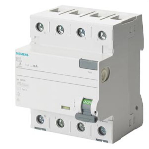 Siemens FI-Schutzschalter 80/0,3A 3polig+N 5SV3647-6KL