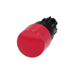 Siemens Not-Aus-Pilztaster 22mm rund rot 30mm...