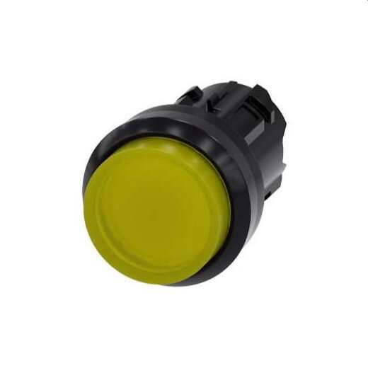 Siemens Drucktaster beleuchtet 22mm rund gelb 3SU1001-0BB30-0AA0