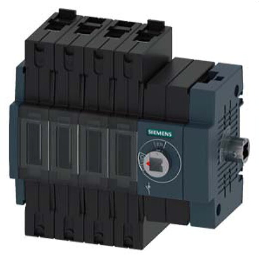 Siemens Lasttrennschalter 63A Gr. 3 Seitenantrieb rechts 3KD2644-2ME40-0