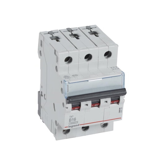 Legrand Leitungsschutzschalter, Automat TX3 B16A 3polig 10kA 3M