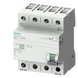 Siemens FI-Schutzschalter 4polig Typ B 63A 30mA 400V...