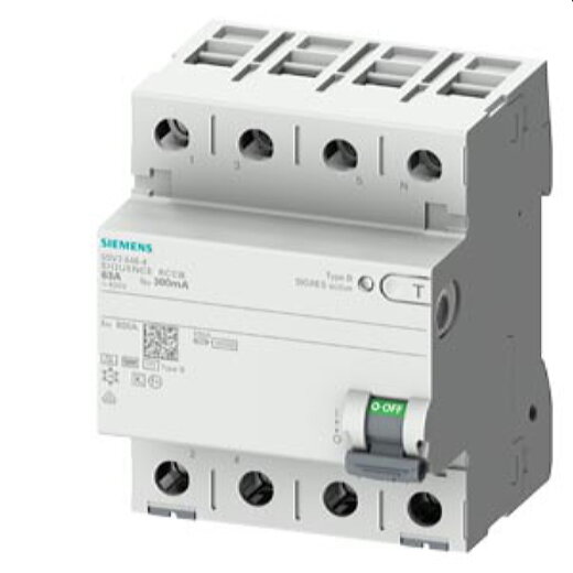 Siemens FI-Schutzschalter 4polig Typ B 80A 30mA 400V 5SV3347-4