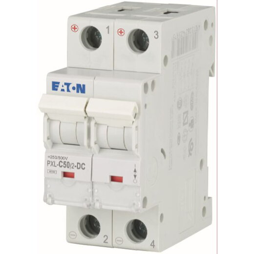 EATON Electric Leitungsschutzschalter PXL-C50/2-DC C50A 2polig Allstrom