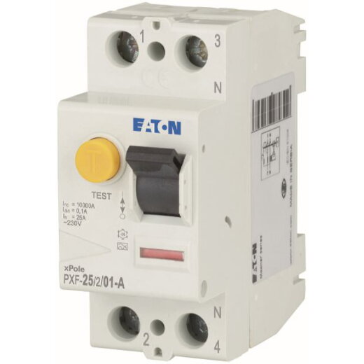 EATON Electric FI-Schutzschalter PXF-25/2/01-A 2polig 25/0,1A