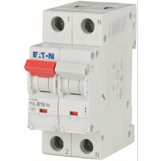 EATON Electric Leitungsschutzschalter PXL-B10/1N B10A 1polig+N