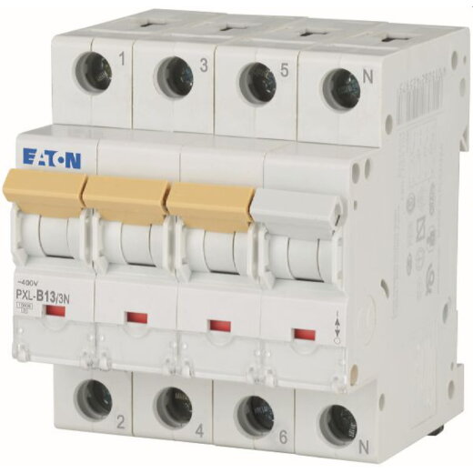 EATON Electric Leitungsschutzschalter PXL-B13/3N B13A 3polig+N