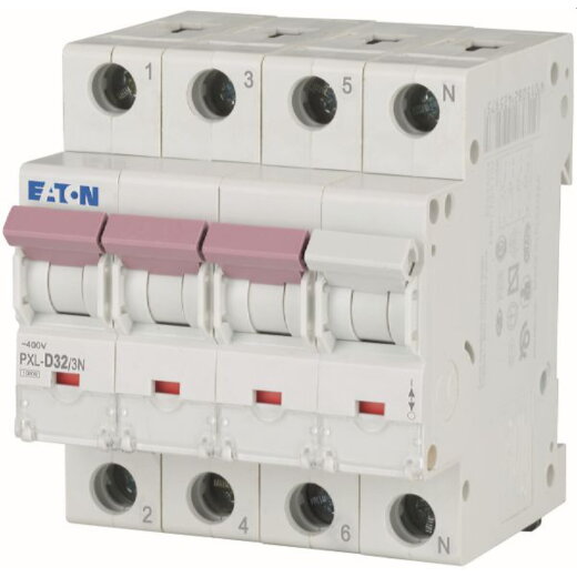 EATON Electric Leitungsschutzschalter PXL-D32/3N D32A 3polig+N