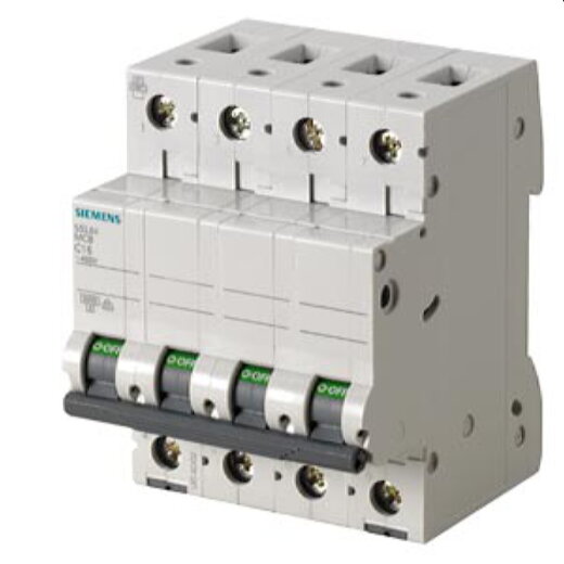 Siemens Leitungsschutzschalter C8A 4polig 6kA 5SL6408-7