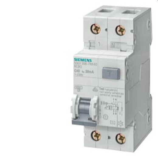Siemens FI/LS-Schalter B10/0,3A 6kA 1polig+N 5SU1656-6KK10