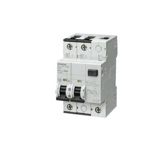 Siemens FI-Schutzschalter, FI 10kA 2polig C32A 3TE 5SU1324-7FA32