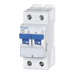 Doepke Leitungsschutzschalter DLS6I C4A 1polig+N 10KA
