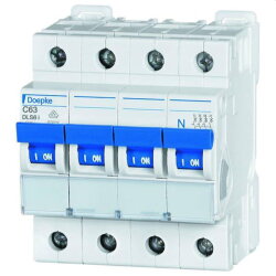 Doepke Leitungsschutzschalter DLS6I C63A 3polig+N 10KA
