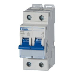 Doepke Leitungsschutzschalter DLS6I D16A 2polig 10KA