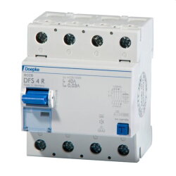 Doepke FI-Schutzschalter DFS4 040-4/0,30-A R Schutzleiter...