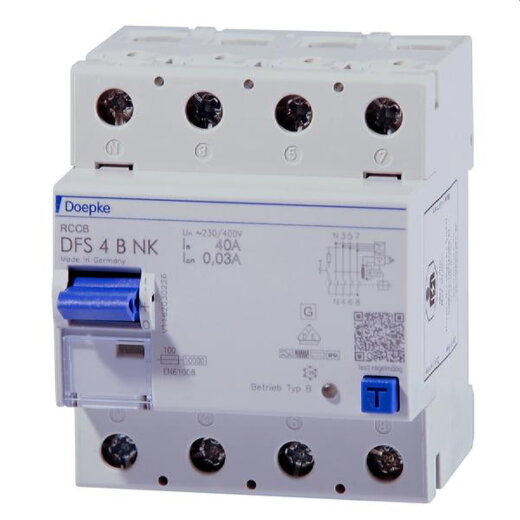 Doepke FI-Schutzschalter allstromsensitiv DFS4 040-4/0,03-B 4polig 40/0,03A