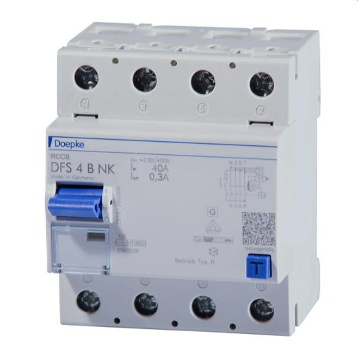 Doepke FI-Schutzschalter allstromsensitiv DFS4 063-4/0,03-B 4polig 63/0,03A