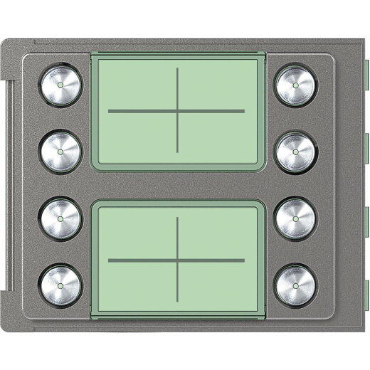 Bticino Tastenmodul 352185 8 Ruftasten-D ROBUR 4x2