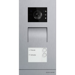 Busch-Jaeger H81381P2-S-03 Video 2fach, edelstahl