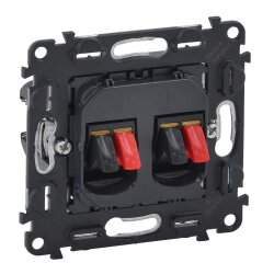 Legrand Anschlussdose Valena Einsatz-Lautsprecher 2fach uw