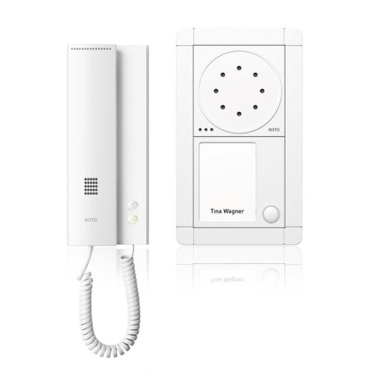 Ritto Portier Türsprechset 1891170 Audio Paket 1WE weiss/weiss