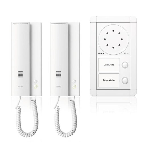 Ritto Türsprechset 1891270 Audio Paket 2WE weiss/weiss