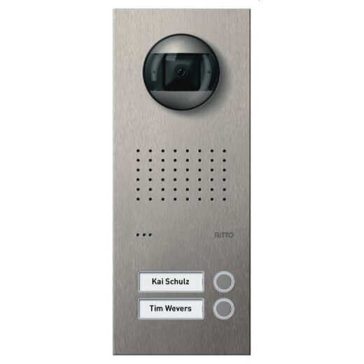 Ritto Video-Türstation Acero Pur Edelstahl Video 2WE