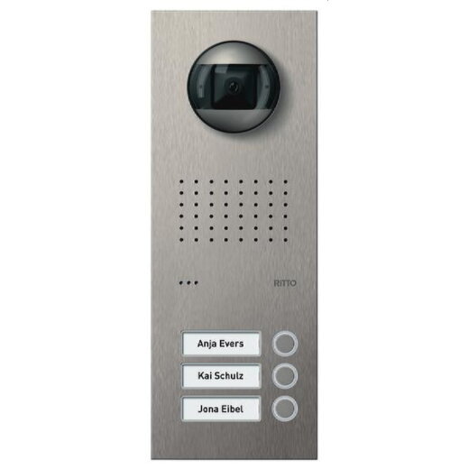 Ritto Video-Türstation Acero Pur Edelstahl Video 3WE