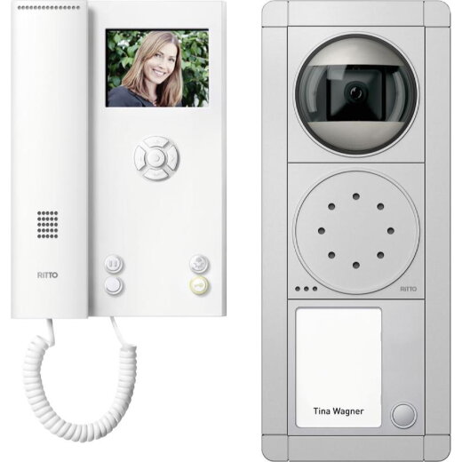Ritto Türsprechset RGE1892120 Video Paket 1WE silber/weiss